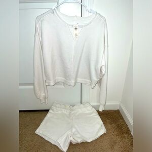 Aerie matching shorts set xs